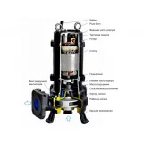 Насос канализационный CNP 150WQ240-7-7.5AC(I) 7,5 кВт 3х380 В чугунный с автоматической трубной муфтой DN 150, кабель 9 м, 40 °C