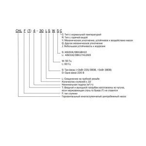 CNP CHL4-40LSWSR - многоступенчатый насос (ЦНП) CNP CHL4-40LSWSR - многоступенчатый насос (ЦНП)